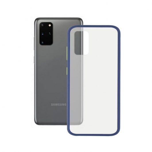 Ksix Funda Duo Soft Azul para Samsung Galaxy S20 Plus
