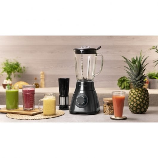 Cecotec Power Black Titanium 1500 PerfectMix Liquidificador 1500W