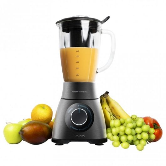 Cecotec Power Black Titanium 1500 PerfectMix Liquidificador 1500W