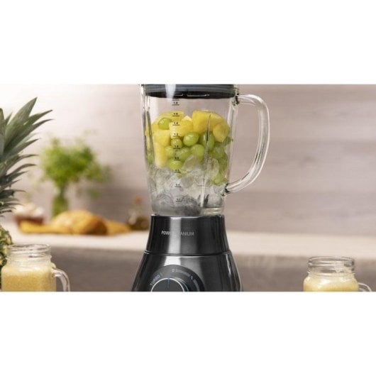 Licuadora Cecotec Power Black Titanium 1500 PerfectMix 1500W 1,8L Acier Inoxydable