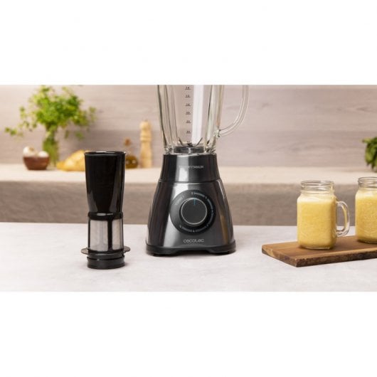 Cecotec Power Black Titanium 1500 PerfectMix Liquidificador 1500W