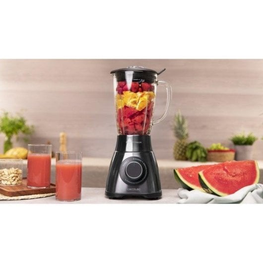 Licuadora Cecotec Power Black Titanium 1500 PerfectMix 1500W 1,8L Acier Inoxydable