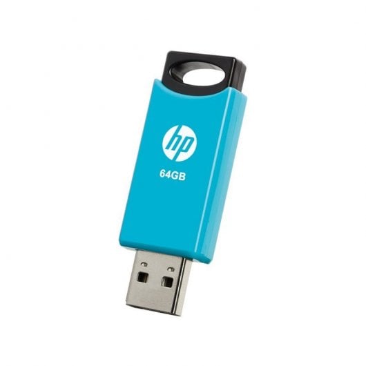 HP v212w 64 GB USB 2.0 confezione da 2 unità Nero/Blu