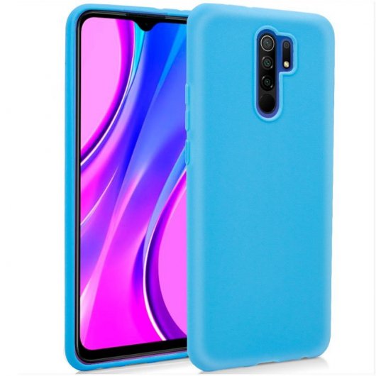 Cool Funda Silicona Celeste para Xiaomi Redmi 9