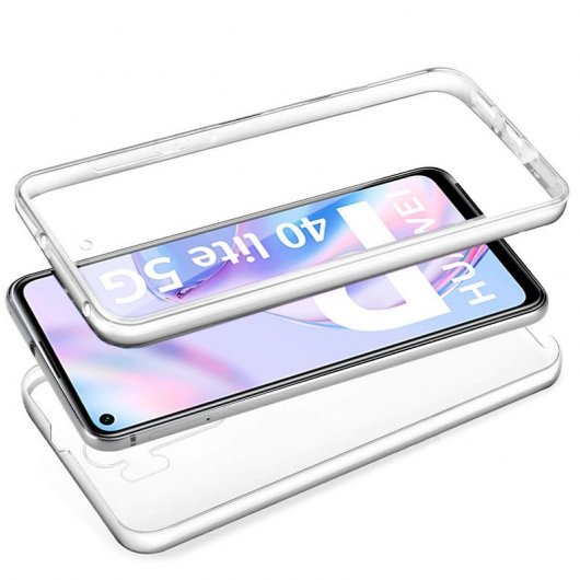 Cool Funda Silicona 3D Transparente Trasera y Delantera Huawei P40 Lite 5G