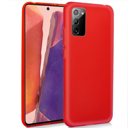 Cool Funda Silicona Roja para Samsung N980 Galaxy Note 20