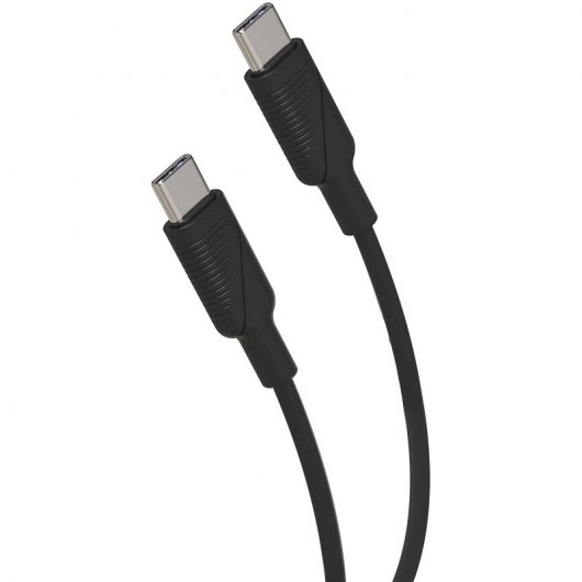 Muvit for Change Cabo Tipo C para Tipo C 3A 1.2m Preto