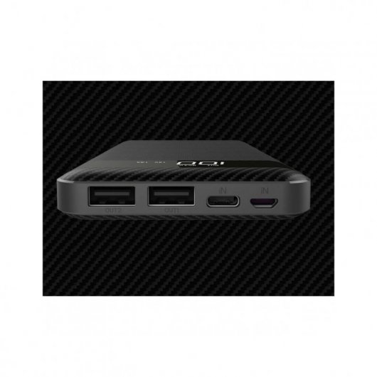 Muvit Powerbank 10000 mAh USB/MicroUSB/Type C/Lightning + Base sans fil Qi
