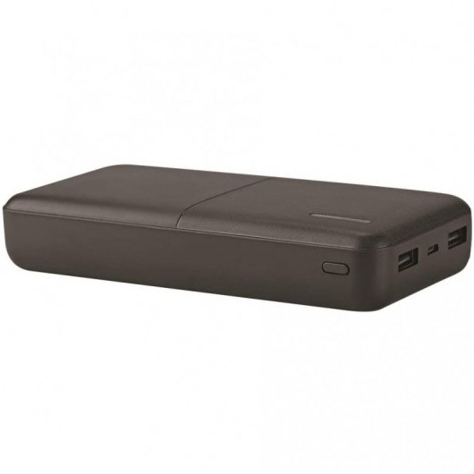 Muvit Power Bank 20000 mAh USB 2 Portas 2A Preto