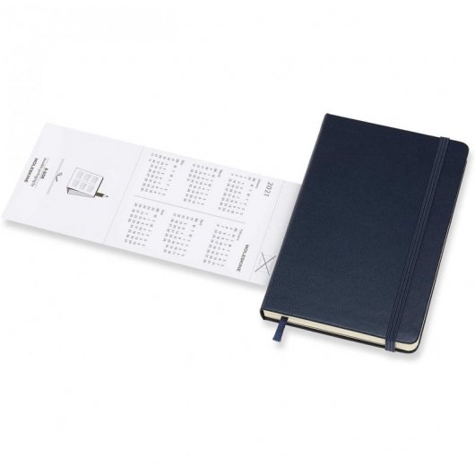Moleskine Agenda Semanal 18 Meses 2020-2021 Dura Azul