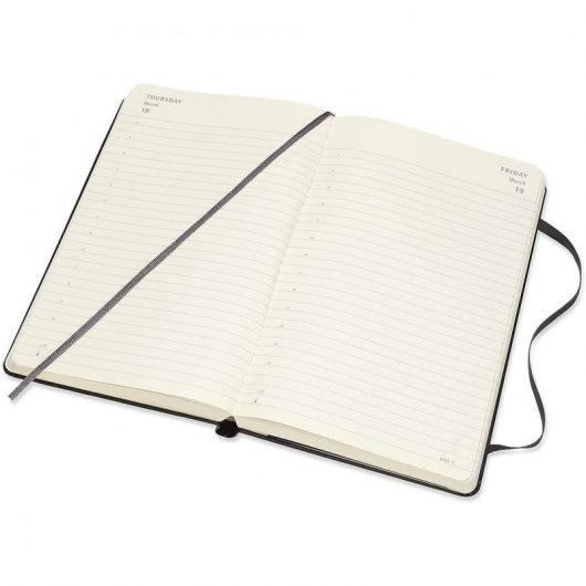 Moleskine Agenda 2020-2021 Capa Dura Preta