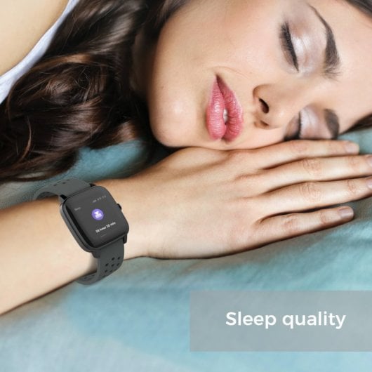 Prixton Life Fit Smartwatch con Termómetro Negro