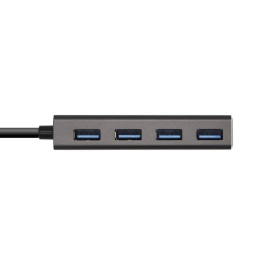 Aisens HUB USB 3.1 Type C vers 4x USB 3.1 Type A 15cm Gris