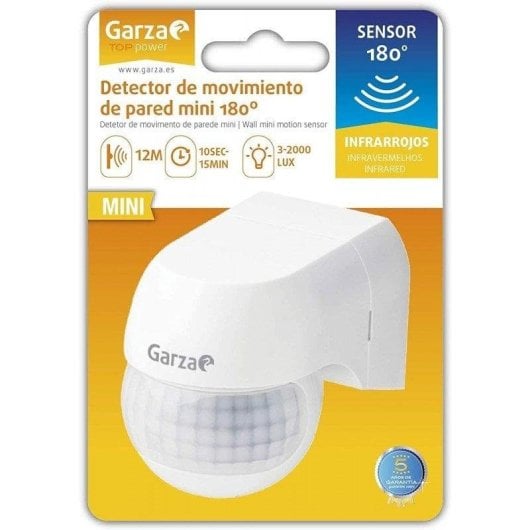 Garza Detector de Movimiento de Pared Blanco