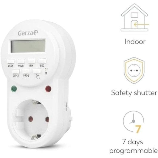 Garza Enchufe con Temporizador Digital