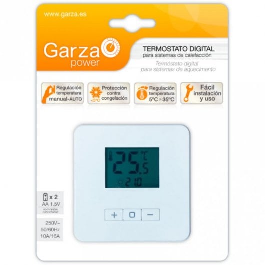 Garza Termostato Digital Blanco