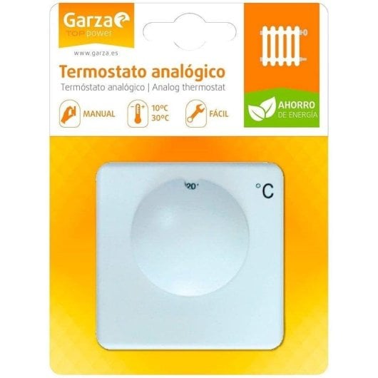 Garza Thermostat Analogique Blanc