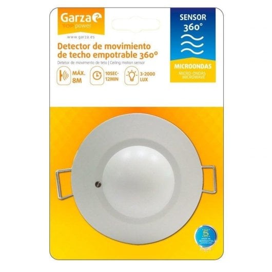 Garza Detector de Movimiento de Techo Empotrable