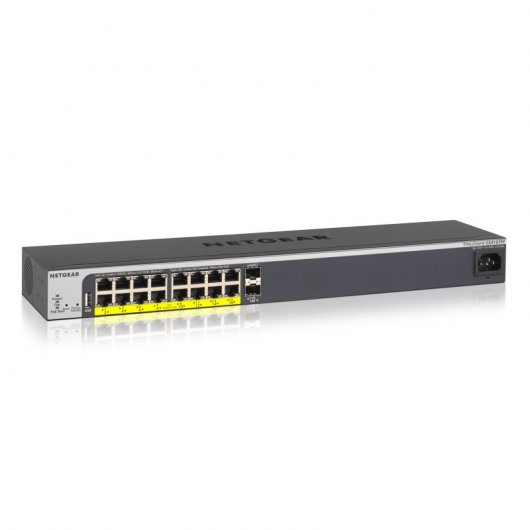 Netgear GS418TPP Switch Gestionable Smart Pro 16 Puertos Gigabit PoE+ 240W + 2 Puertos SFP