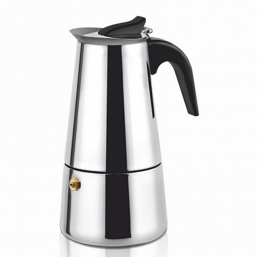 Haeger SS Moka Pot Cafeteira Italiana 10 Chávenas