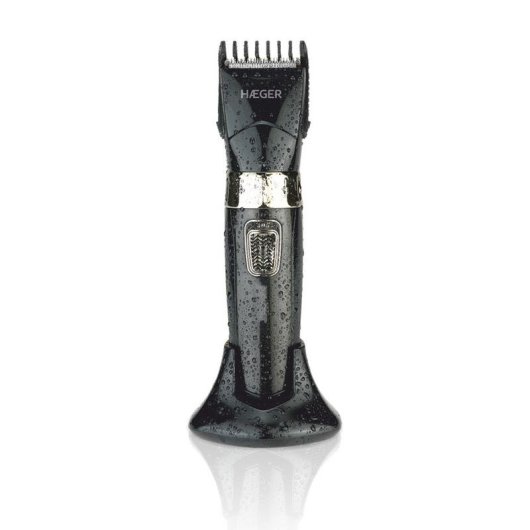 Tondeuse Homme Haeger Precision II Sans Fil 45min 2 Sabots Étanche