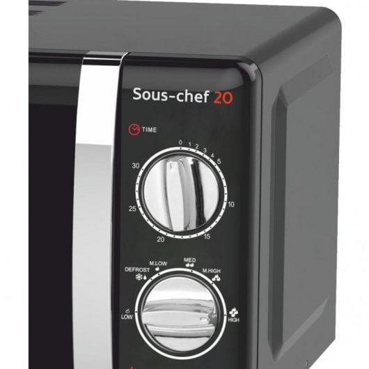 Haeger Sous-Chef 20 Mikrowelle, 20 l, 700 W, Schwarz