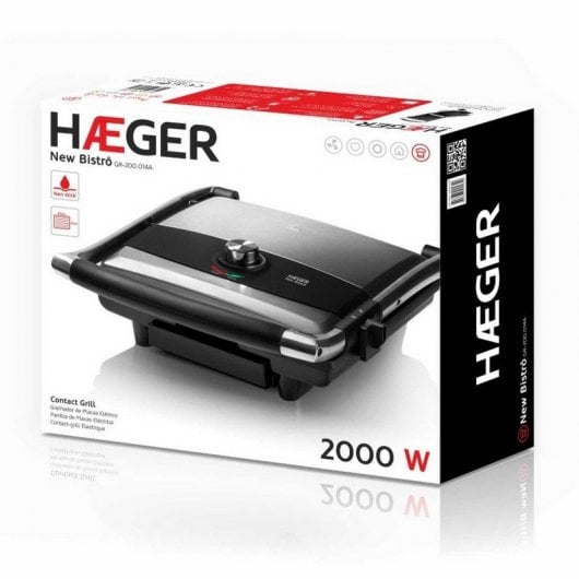 Haeger New Bistro Parrilla Eléctrica 2000W