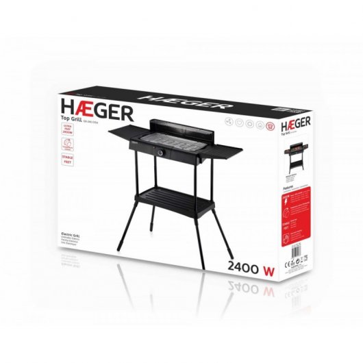 Haeger Top Grill Barbacoa Eléctrica 2400W