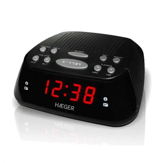 Haeger Snooze Radio Despertador Digital