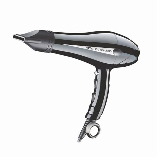 Sèche-cheveux Professionnel Haeger Pro Hair 2300W 3 Températures 2 Vitesses avec Accessoires Noir