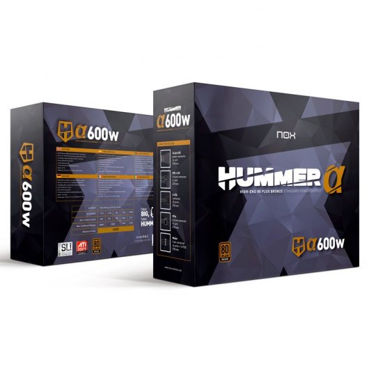 NOX Hummer Alpha 600W 80 Plus Bronze