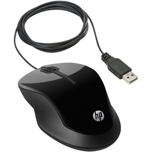 Ratón HP X1500 USB Óptico 3 Botones Diseño Moderno y Ergonómico Negro Compatible con Windows