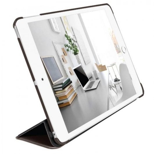 Macally Bstand Funda Libro con Soporte para iPad 12.9" Pro 2020 Negra