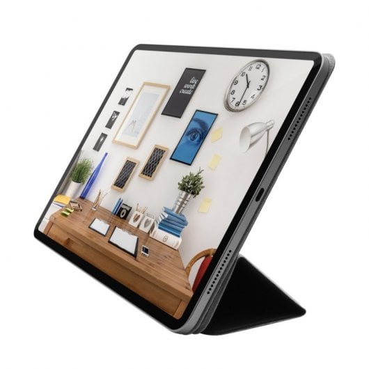 Macally Bstand Funda Libro con Soporte para iPad 12.9" Pro 2020 Negra