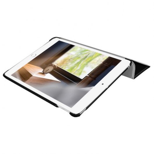 Macally Bstand Funda Libro con Soporte para iPad Mini 2019 Negra