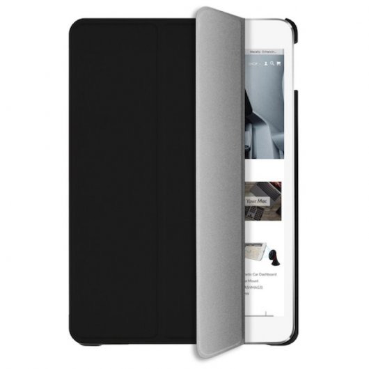 Macally Bstand Funda Libro con Soporte para iPad Mini 2019 Negra