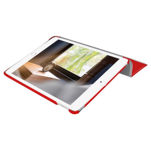 Macally Bstand Funda Libro con Soporte para iPad Mini 2019 Roja