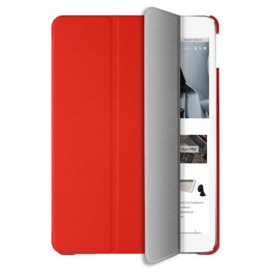 Macally Bstand Funda Libro con Soporte para iPad Mini 2019 Roja
