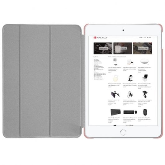Macally Bstand Funda Libro con Soporte para iPad 10.2" 2019 Rosa