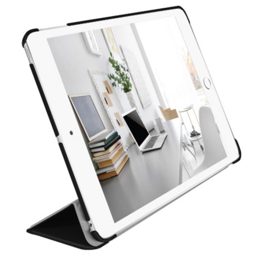 Macally Bstand Funda Libro con Soporte para iPad 10.2" 2019 Negra