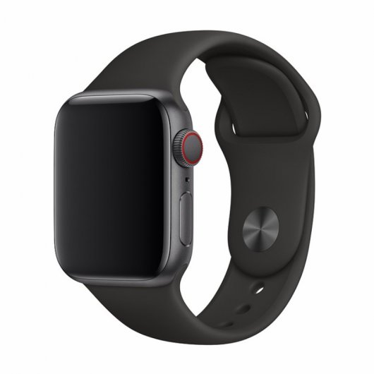 Devia Deluxe Sport Band Correa Deportiva Negra para Apple Watch 42/44mm