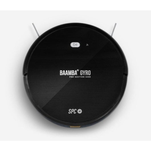 Aspirador Robô com Mopa SPC Baamba Gyro Pro Suction 4400 Navegação Gyro 4.0 4.400 Pa Controlo por Voz
