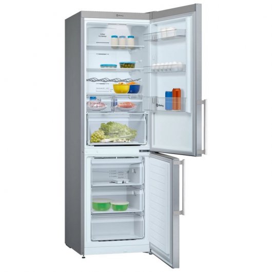 Réfrigérateur Balay 3KFE566XE Combi E en acier inoxydable