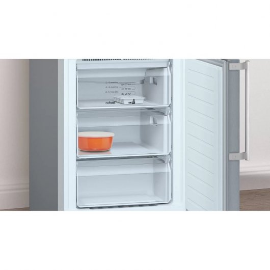Réfrigérateur Balay 3KFE566XE Combi E en acier inoxydable