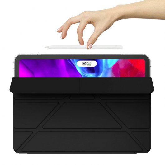 Unotec Origami2 Funda Negra para iPad PRO 12.9" 2020