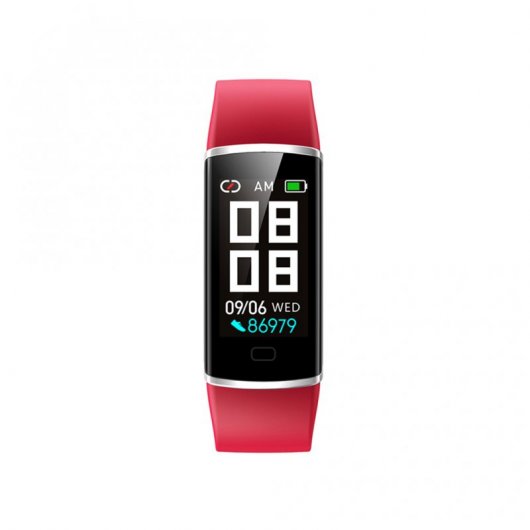 Unotec Watchuu Fitech Pulsera de Actividad Roja