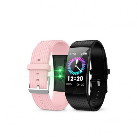 Unotec Watchuu Souter Pulsera de Actividad con Control Ovulacion Rosa