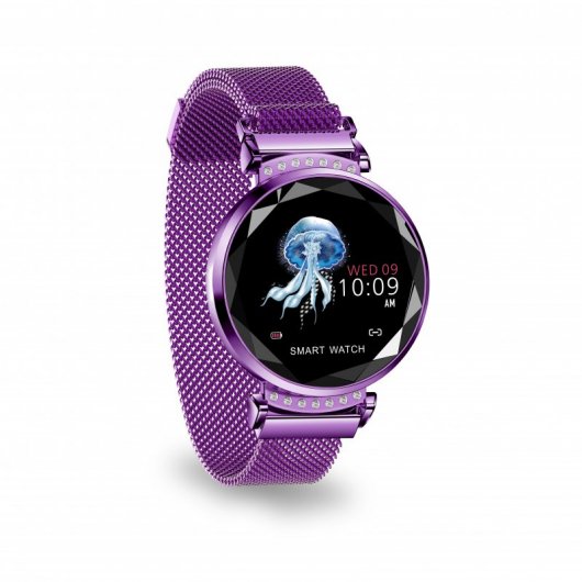Unotec Watchuu Cleopatra Reloj Bluetooth con Control Ovulacion IP68 Morado