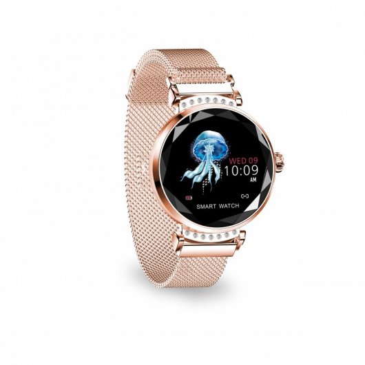Unotec Watchuu Cleopatra Reloj Bluetooth con Control Ovulacion IP68 Dorado
