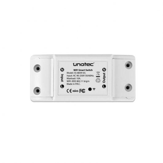 Unotec Interruptor WiFi Compatible con Alexa y Google home